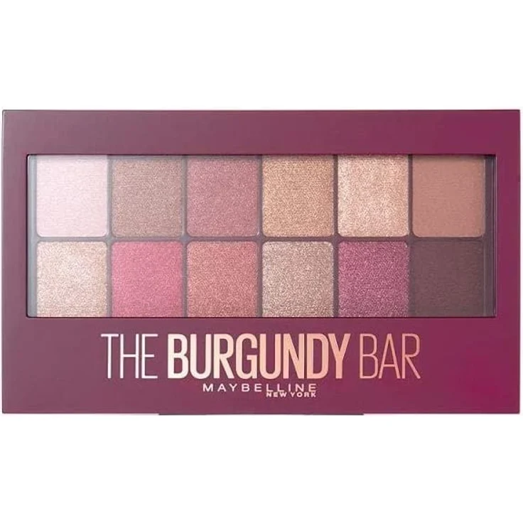 Maybelline The Burgundy Bar eye shadow palette #04-burgundy 9,6 gr – Bild 1