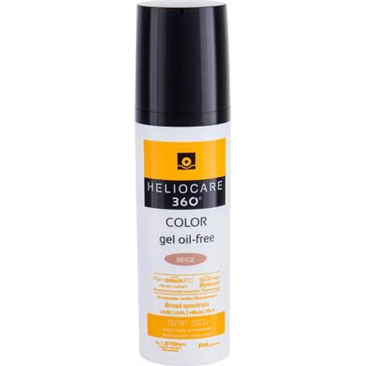 Heliocare 360° SPF50 Getöntes schützendes Gesichtsgel Beige 50 ml