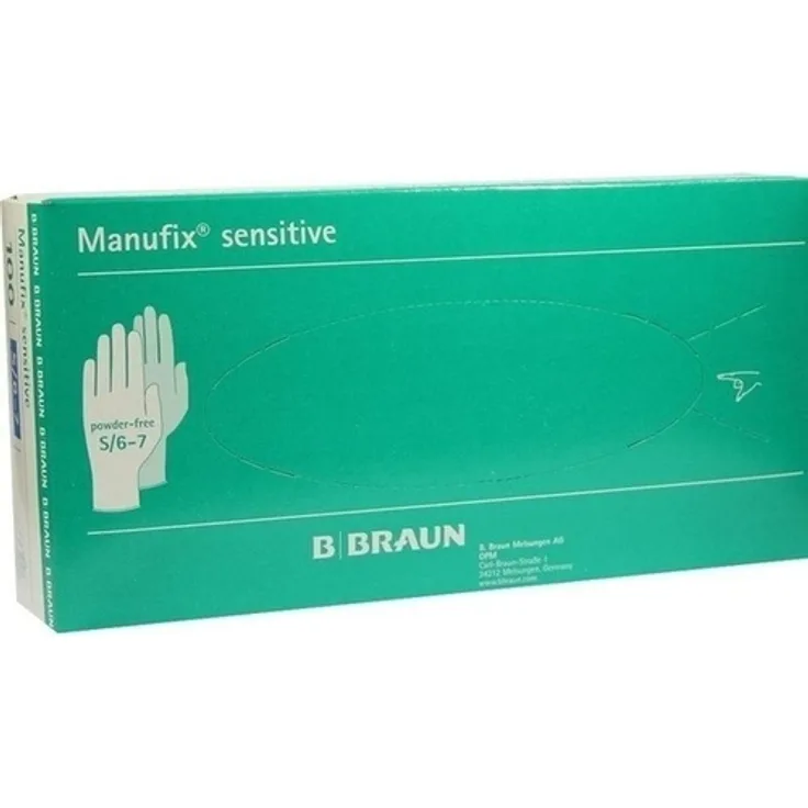 B. Braun Melsungen Manufix sensitive Unters.Handschuhe pf klein XS 100 St.