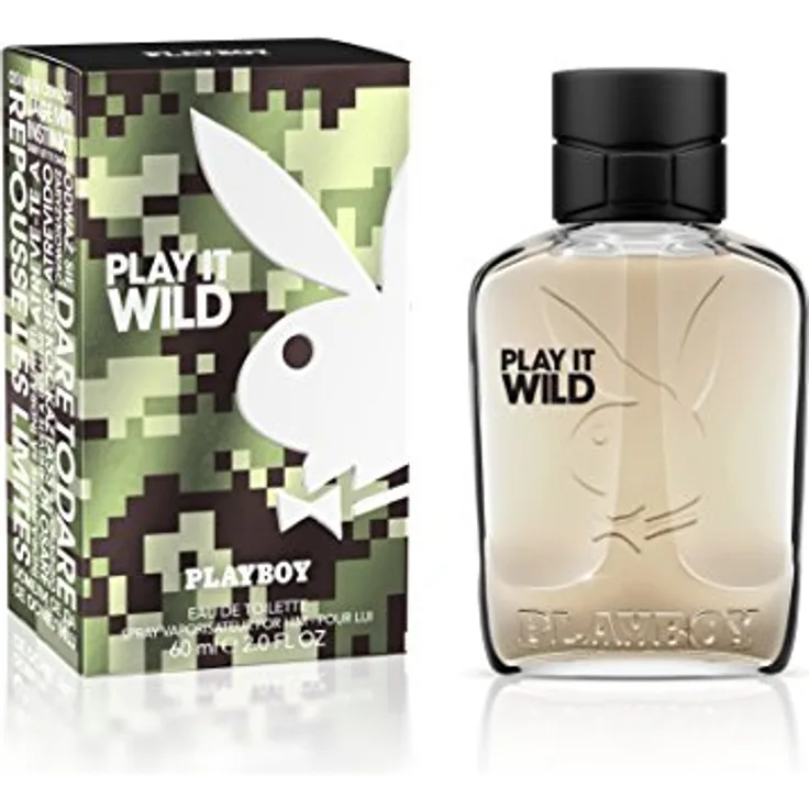 Playboy Play It Wild For Him Eau de Toilette (EdT) Herrenduft 60 ml