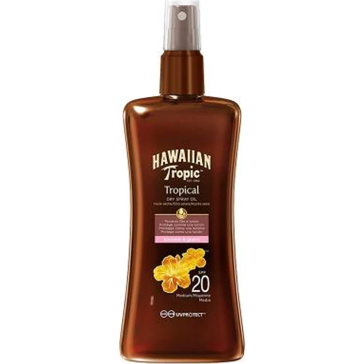 Hawaiian Tropic Protective Oil Dry Spray Oil LSF20 200 ml – Bild 1