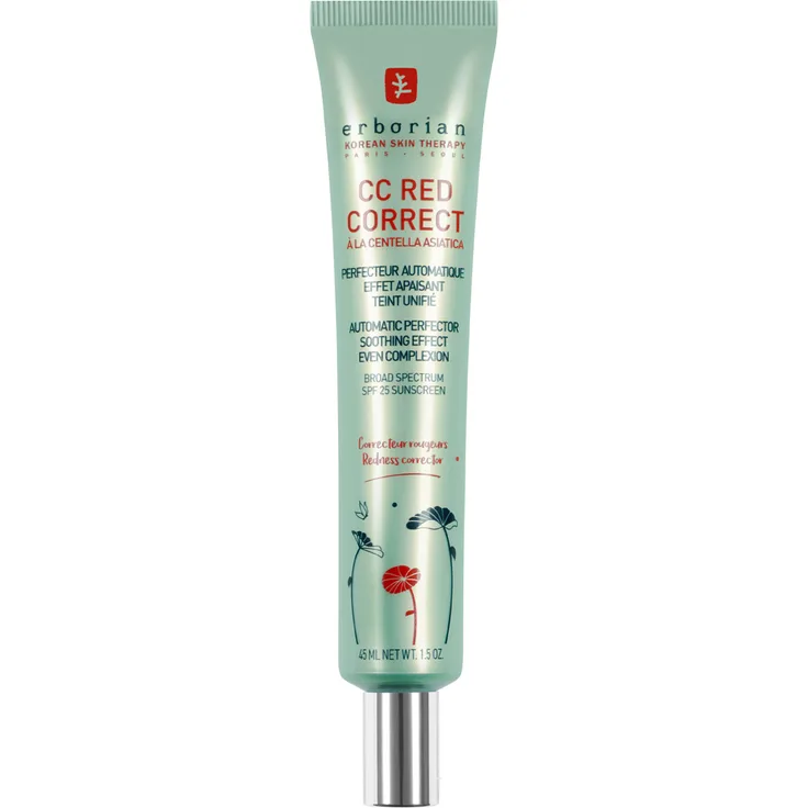 ERBORIAN CC Red Correct Creme CC Cream 45 ml mit pflegender Wirkung