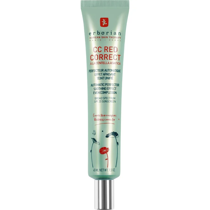 ERBORIAN CC Red Correct Creme CC Cream 45 ml mit pflegender Wirkung – Bild 1