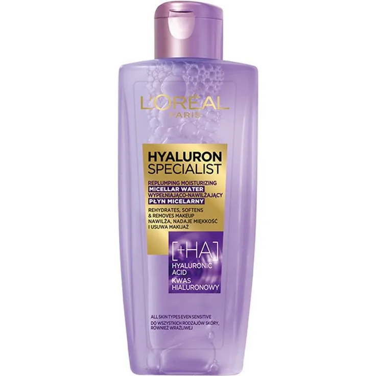 L'Oréal Hyaluron Specialist Mizellenwasser Zum Füllen Und GläTten 200 ml mit reinigender Wirkung