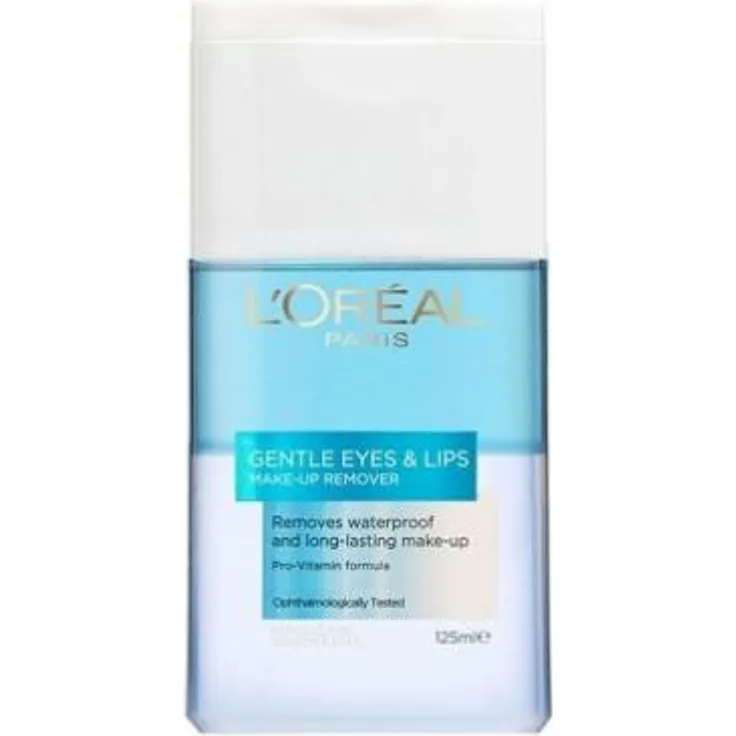 L'Oréal Paris Gentle Eye & Lips Make-Up Remover 125 ml mit reinigender Wirkung