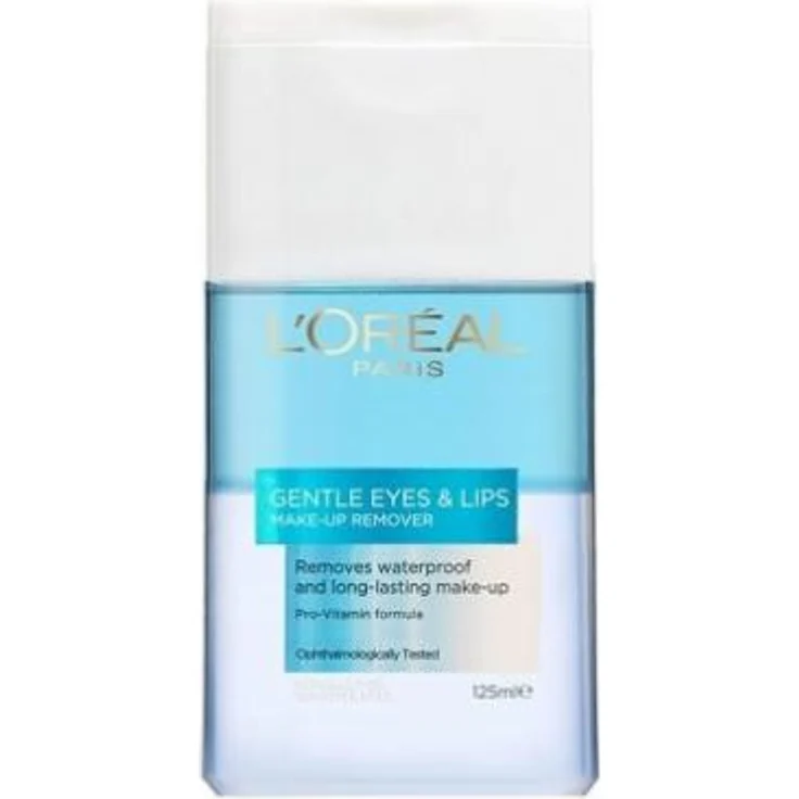 L'Oréal Paris Gentle Eye & Lips Make-Up Remover 125 ml mit reinigender Wirkung