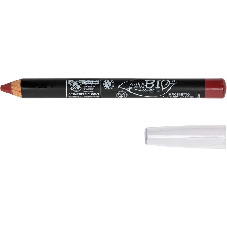 Purobio Lippenstift Mehrzweck Ökologische, Rot 16 – 2 g