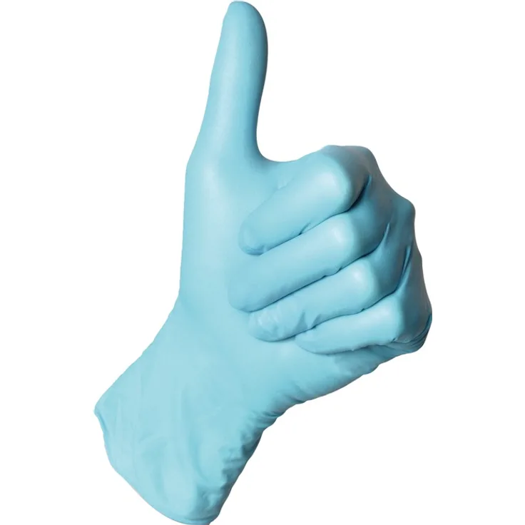 SEMPERIT Einweghandschuh SEMPERGUARD NITRIL XPERT SEMPERMED Größe 7-8 blau Nitril EN 420, EN 374, EN 455, EN 421 Kat. III