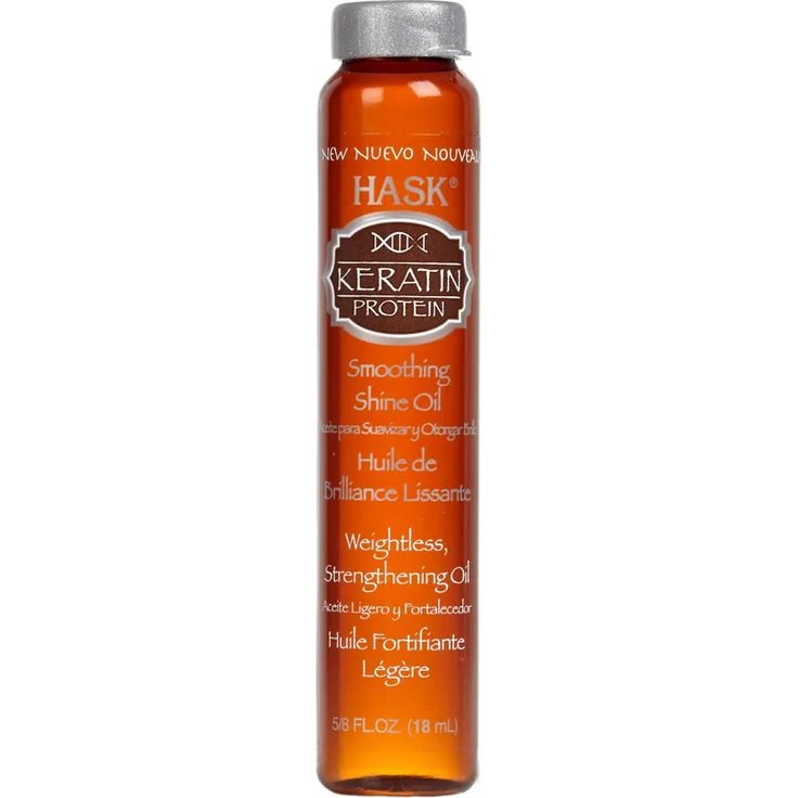 Hask Keratin Protein Smoothing Shine Hair Oil 18 ml