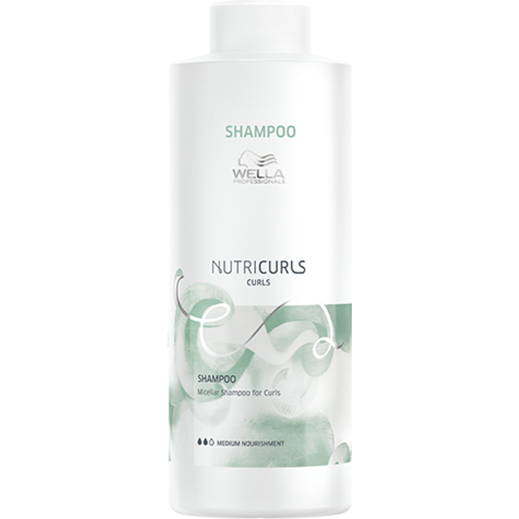 Wella NutriCurls Shampoo Curls 1000 ml