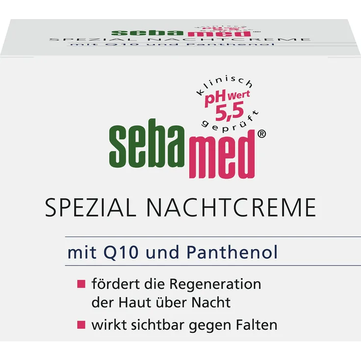 Sebamed Spezial Nachtcreme Q10 Für Anspruchsvolle Haut 75 ml Nachtpflege