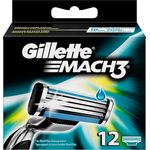 Gillette Mach3 Rasierklingen 12 Stück