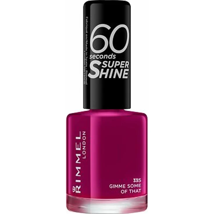 Rimmel London 60 Seconds Super Shine Schnelltrocknender Nagellack 8 ml Farbton 335 Gimme Some Of That – Bild 1