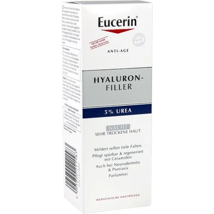 Eucerin Anti-Age Hyaluron-Filler Urea Nachtcreme 50 ml – Bild 1
