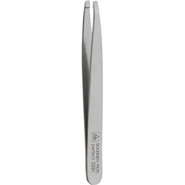 Erbe Solingen Pinzetten Inox, gerade (9,5 cm), zur Mani- und Pediküre, Anwendungsbereich: Augenbrauen, Material: Stahl, Rostfrei 