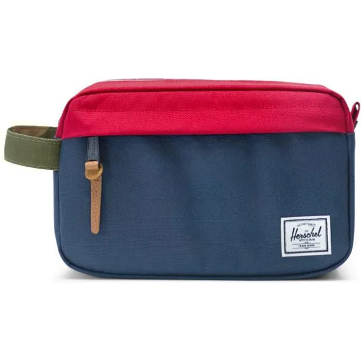 Herschel Chapter Navy Red Woodland Camo Travel Kit Kulturtasche Kulturbeutel