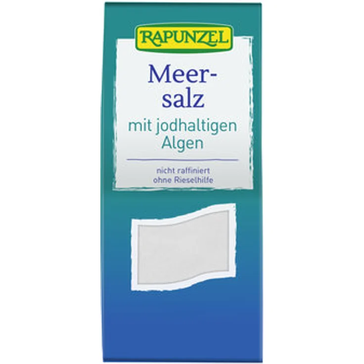 Rapunzel Bio Meersalz Jodiert 500 g  – Bild 1