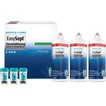 Bausch & Lomb EasySept 3-Pack Peroxid-System für weiche & harte Kontaktlinsen, inkl. 3 Aufbewahrungsbehälter
