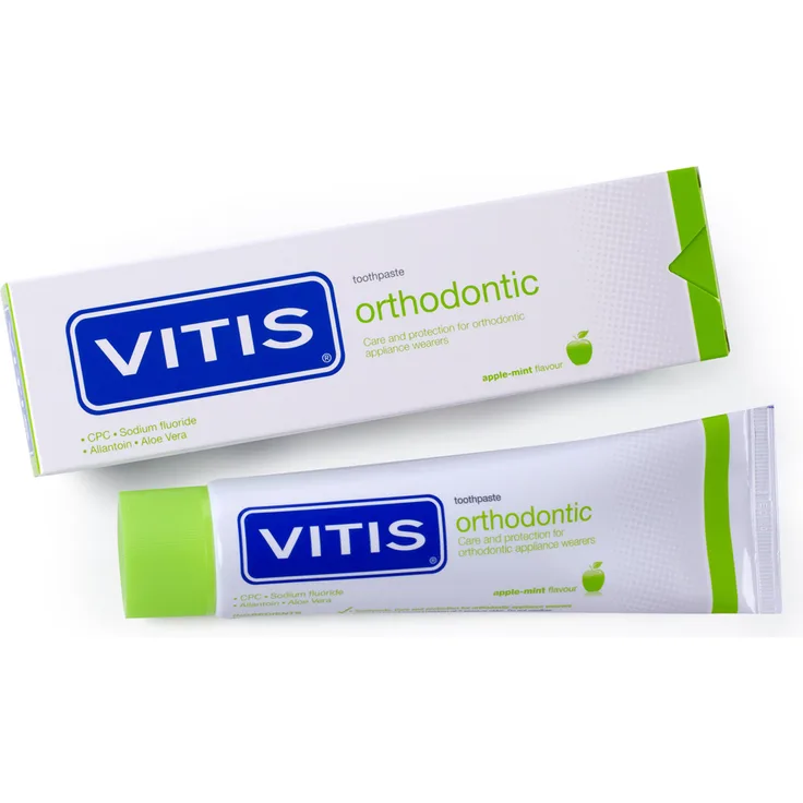 Vitis Orthodontic 100 ml, antibakterielle Zahnpflege, für gesunde Zähne