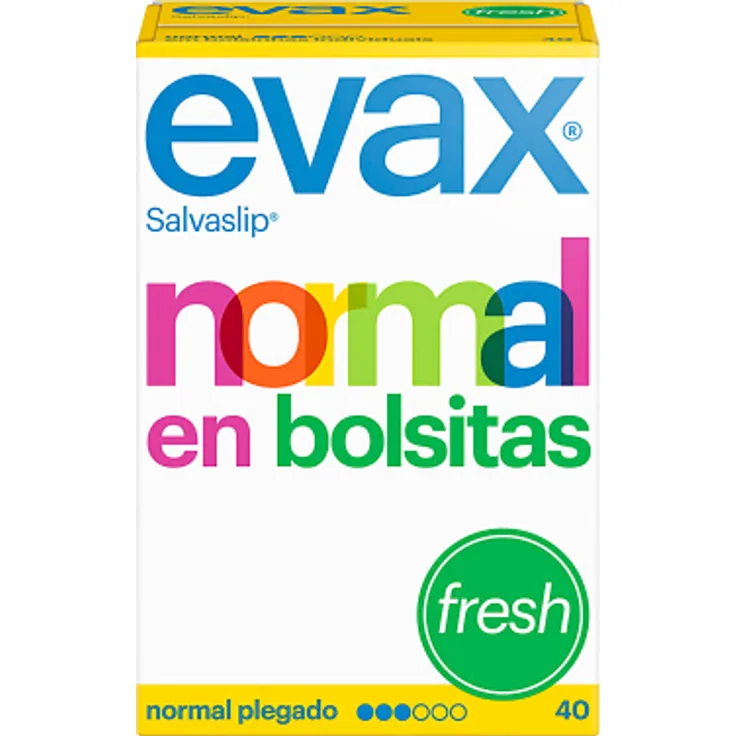 Evax Salva-Slip normal fresh en bolsitas 40 Stück Slipeinlagen Damenhygiene