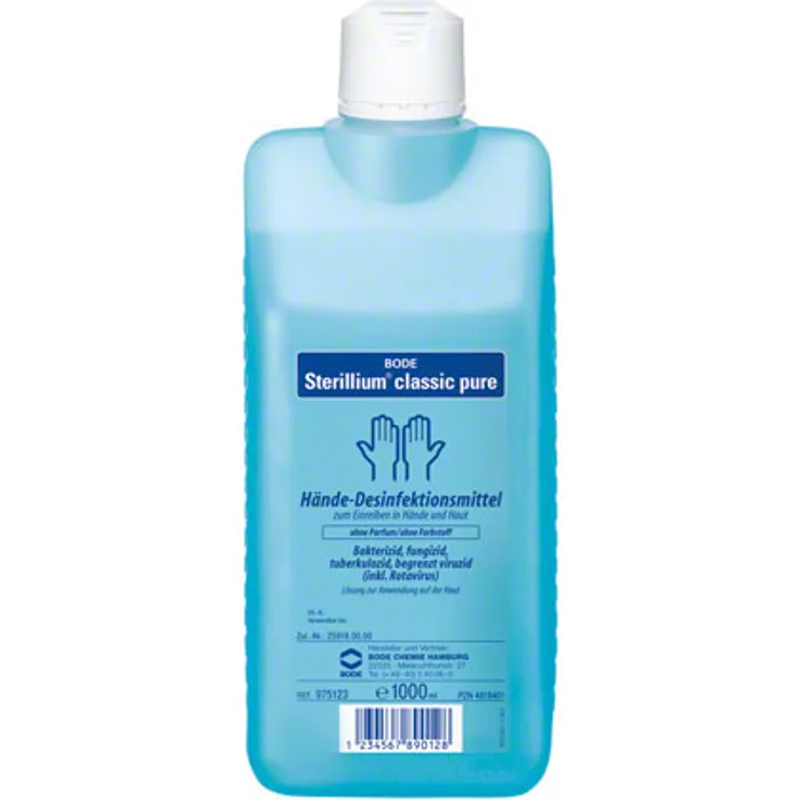 Bode Sterillium Hände-Desinfektionsmittel Classic Pure Hautdesinfektion 1 l, begrenzt viruzid