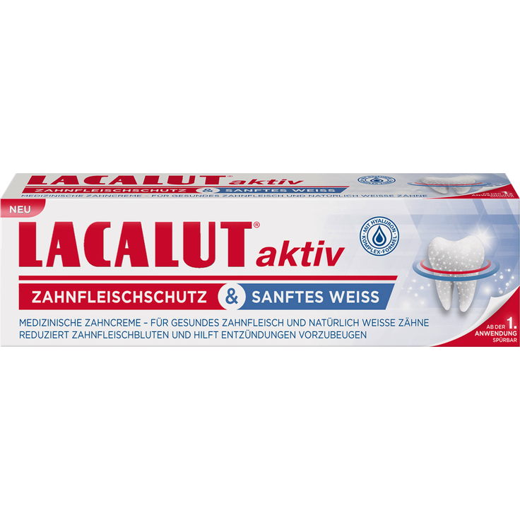 Dr. Theiss Naturwaren Lacalut aktiv Zahnfleischschutz & sanftes Weiß 75 ml