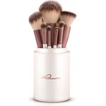 Luvia Cosmetics Kosmetikpinsel-Set Prime Vegan, 15 tlg., vegan Make-up Accessoires Set, Dekorative Kosmetik Make-up Accessoires