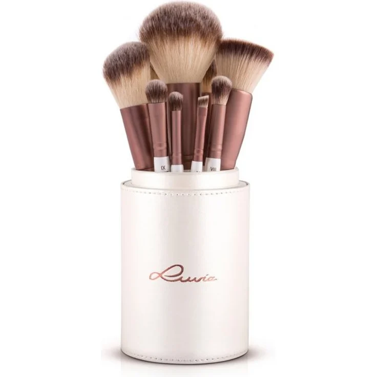 Luvia Cosmetics Kosmetikpinsel-Set Prime Vegan, 15 tlg., vegan Make-up Accessoires Set, Dekorative Kosmetik Make-up Accessoires – Bild 1