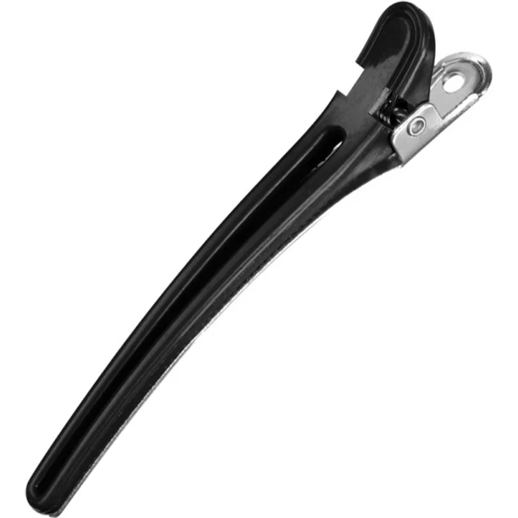 Comair Haarclips Plastik-Aluminium 10 Stück schwarz – Bild 1