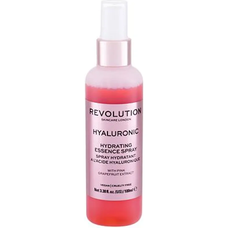 Makeup Revolution London Skincare Hyaluronic Feuchtigkeitsspray Mit Rosa grapefruitextrakt 100 ml