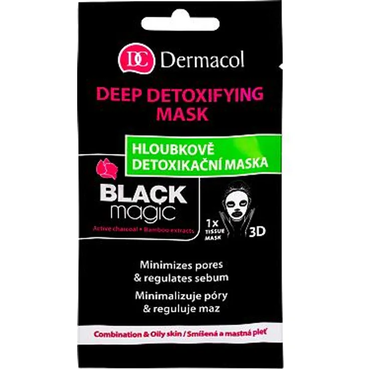 Dermacol Black Magic Detox Gesichtsmaske1 St., für Damen und Herren