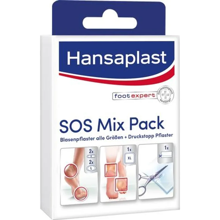 Hansaplast Blasenpflaster SOS Mix Pack 6 St.
