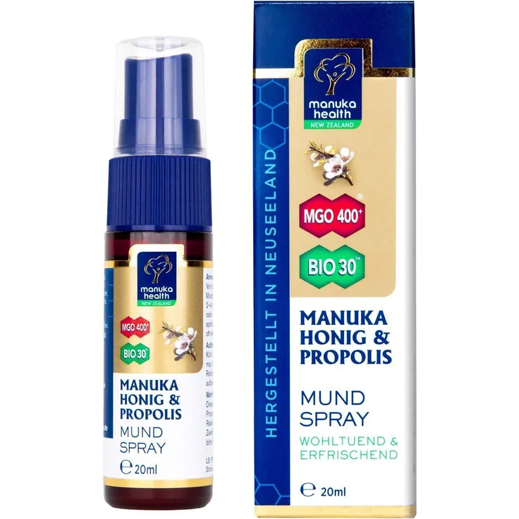 Hager Pharma Manuka HealthMGO 400+ Manuka & Propolis Mundspray 20 ml