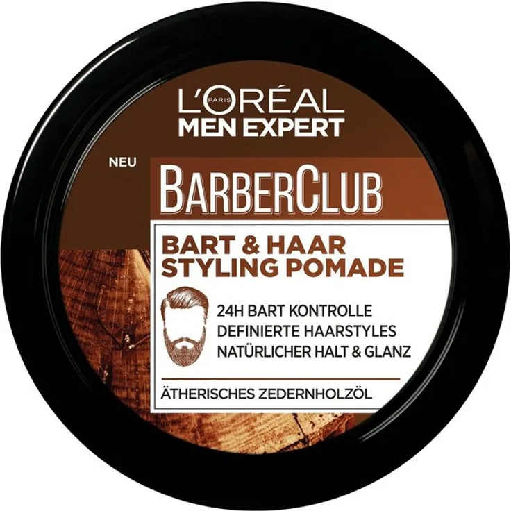 L'Oréal PARIS MEN EXPERT Bartpomade Barber Club, für variablen Halt, perfekt für natürliche Bartstyles 75 ml