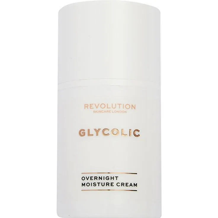 Revolution Skincare Glycolic Feuchtigkeitsspendende Nachtcreme 50 ml mit einer pflegenden Wirkung