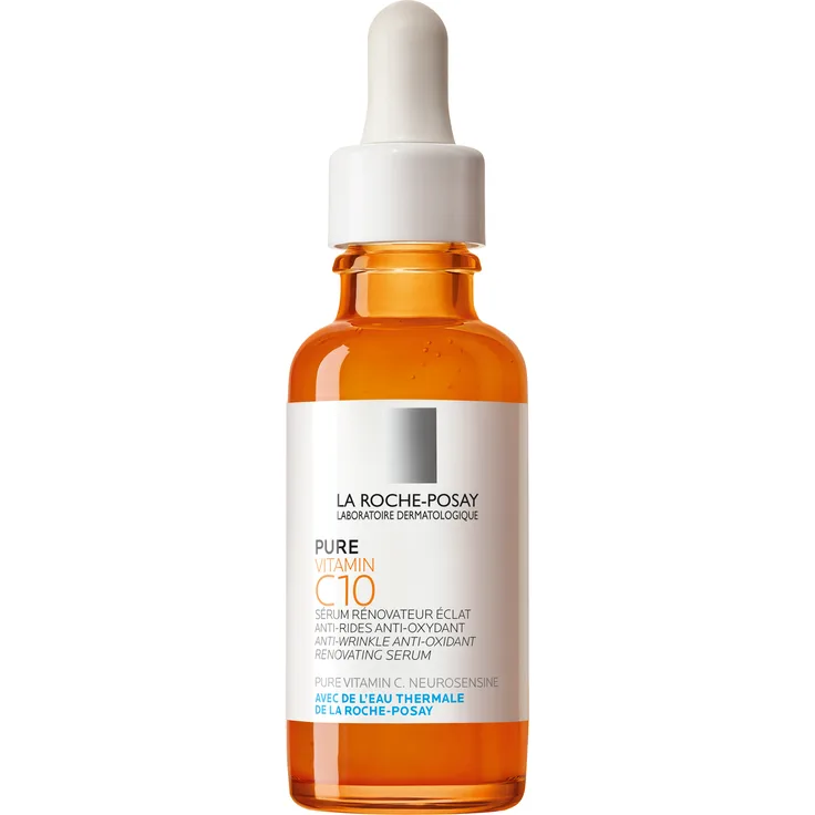 La Roche-Posay Serum Pure Vitamin C10 30 ml, ideal als Make-up Grundlage bei empfindlicher Haut