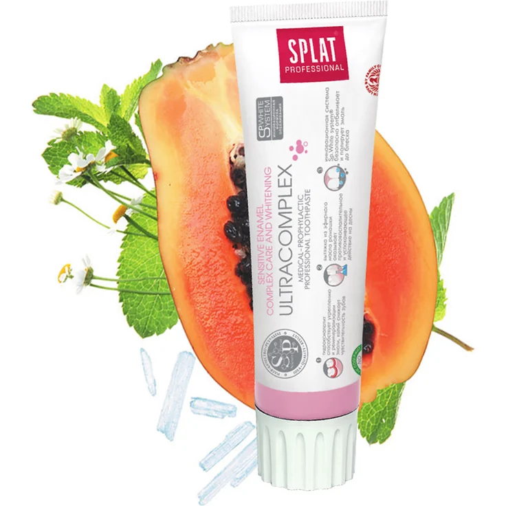 Splat Ultracomplex Whitening 100 ml, mit Whitening-Effekt für eine sanfte Zahnaufhellung – Bild 2