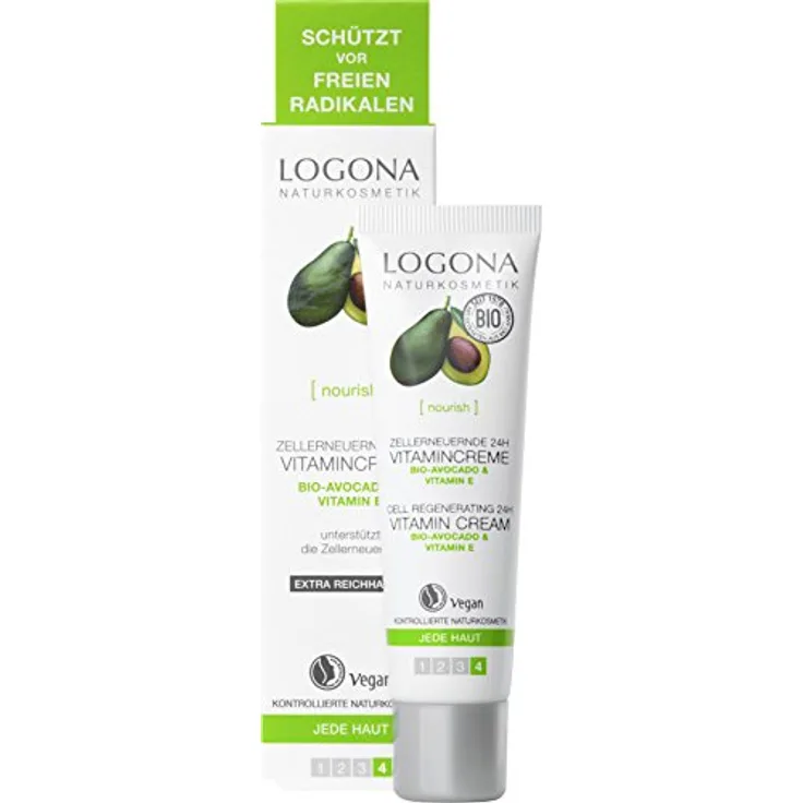 Logona Zellerneuernde 24h Vitamincreme 30 ml Tagespflege