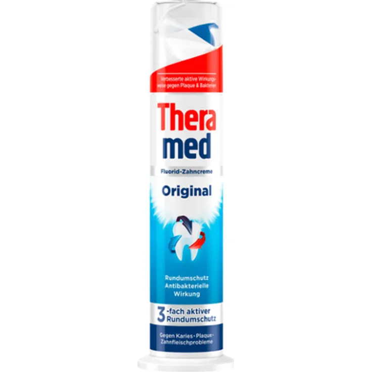 Theramed Original 100 ml, antibakterielle Zahnpflege, für empfindliche Zähne