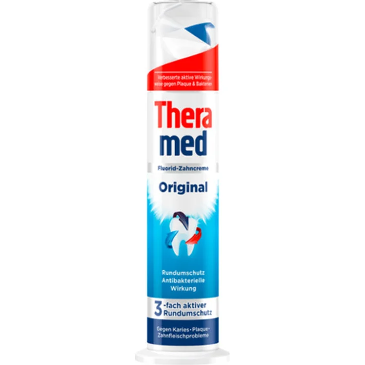 Theramed Original 100 ml, antibakterielle Zahnpflege, für empfindliche Zähne – Bild 1