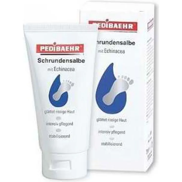 Schrundensalbe mit Echinacea Fußcreme Hornhaut Schrunden PediBaehr 125 ml