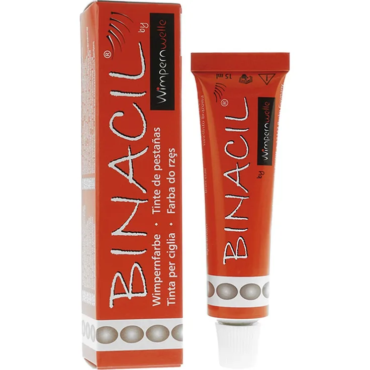 Binacil - Augenbrauenfarbe, & Wimpernfarbe, - Lichtbraun - 15g