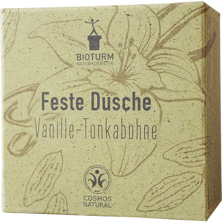 Bioturm Naturkosmetik Feste Dusche Vanille Tonkabohne 100 g
