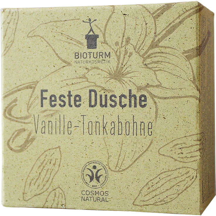 Bioturm Naturkosmetik Feste Dusche Vanille Tonkabohne 100 g – Bild 1