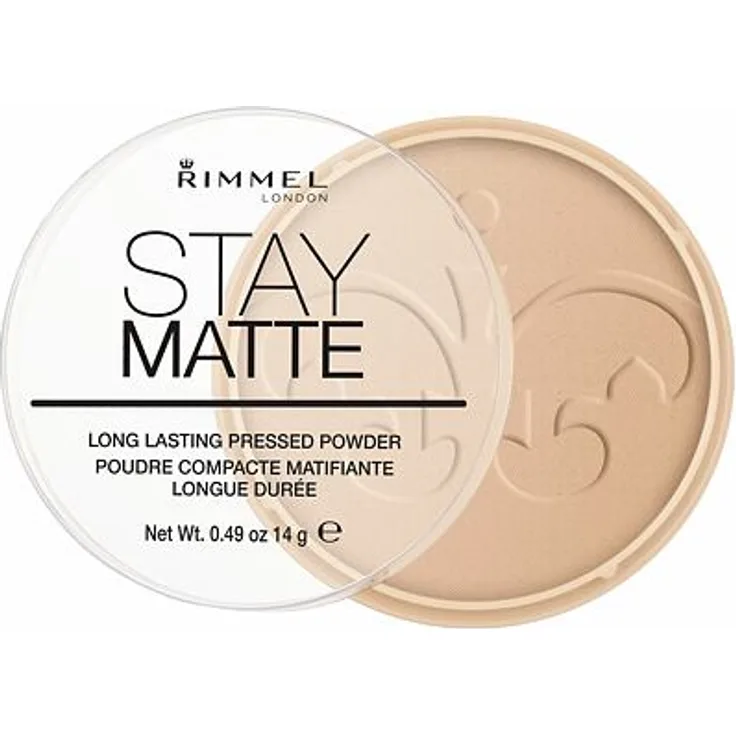 Rimmel London Stay Matte Langanhaltendes Kompaktpuder 14 g Farbton 004 Sandstorm