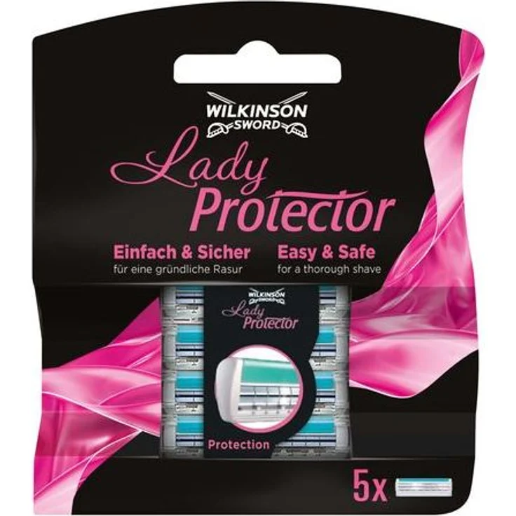 Wilkinson Sword Lady Protector Rasierklingen für Damen Rasierer, 5 St