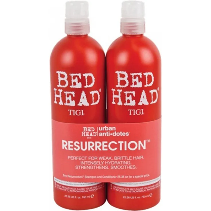 Tigi BED HEAD Urban Antidotes Resurrection Repair Shampoo 750 ml und Conditioner 750 ml – Bild 1