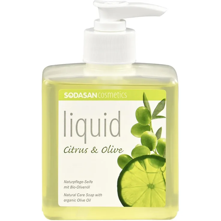 Sodasan Liquid Citrus-Olive Seife 0,3l für Alle Hauttypen geeignet