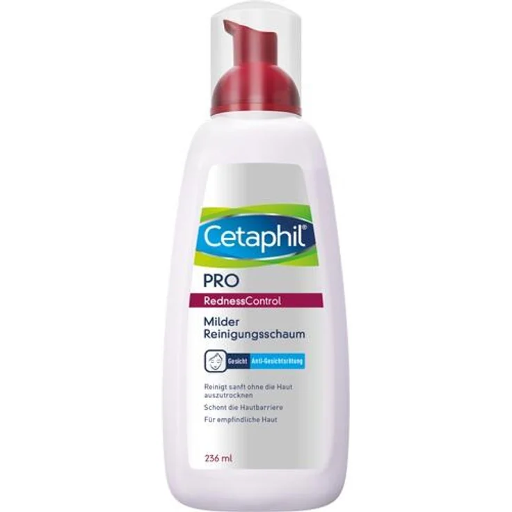 Galderma Cetaphil Redness Control Milder Reinigungsschaum 236 ml, für Damen und Herren  – Bild 1