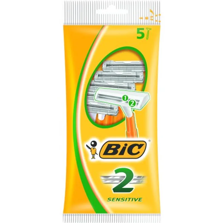 BIC 2 Twin Klinge Rasierer 5 Stück